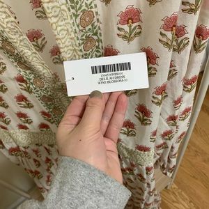 Reformation Delilah Dress - Wine Blossom